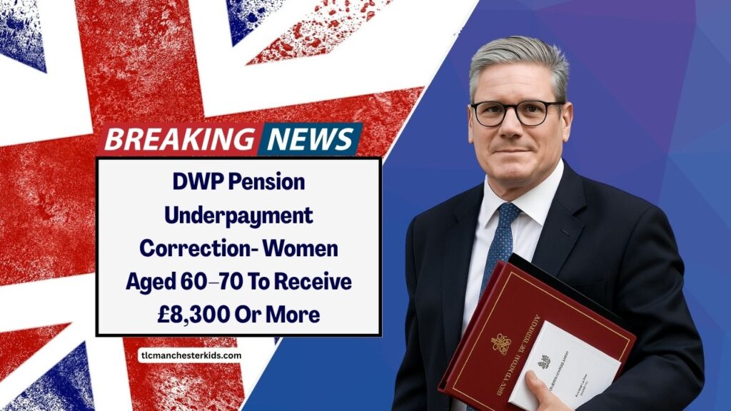 DWP Pension Underpayment Correction- Women Aged 60–70 To Receive £8,300 Or More – Full Details